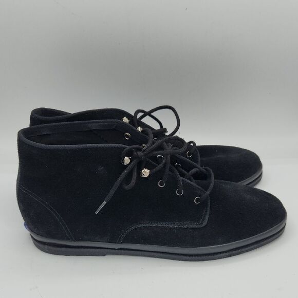 Keds Black Suede Chukka Ankle-High Booties - Picture 1 of 8